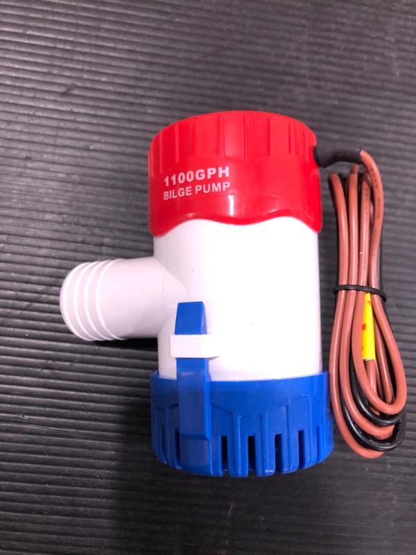 Photo 2 of 12V Bilge Pump 1100GPH New Electric Water Pump for Boats Accessories Marin