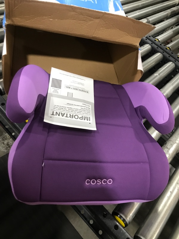 Photo 2 of Cosco Topside Child Safe Belt Positioned Backless Booster Car Seat, Purple Grape