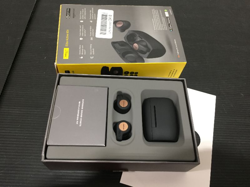 Photo 2 of Jabra Elite 65T Active Wireless Alexa Bluetooth Earbuds (Copper Black)