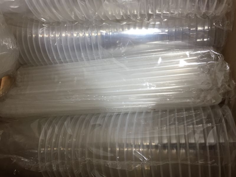 Photo 3 of [100 Sets - 20 Oz.] Plastic Cups with Lids. (Not Injection Cup)
