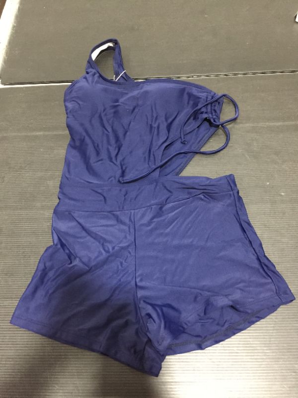 Photo 1 of  swimsuit navy blue 1 pc Small 