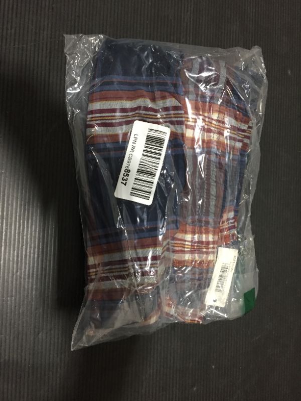 Photo 2 of Amazon Essentials Men's Straight-Fit Woven Pajama Pant Size LARGE 