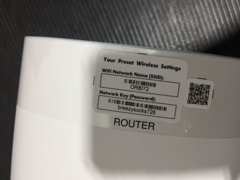 Photo 4 of NETGEAR Orbi Ultra-Performance Whole Home Mesh WiFi System - fastest WiFi router and single satellite extender with speeds up to 3 Gbps over 5,000 sq. feet, AC3000 (RBK50)