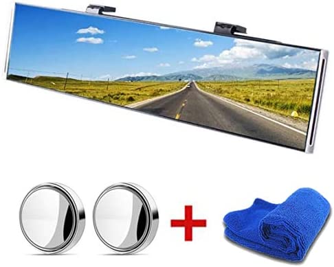 Photo 1 of AULESSE Anti Glare Rear View Mirror-12" Panoramic Rear View Mirror?Wide angle Rear View Mirror with Clip for Car Truck SKV
