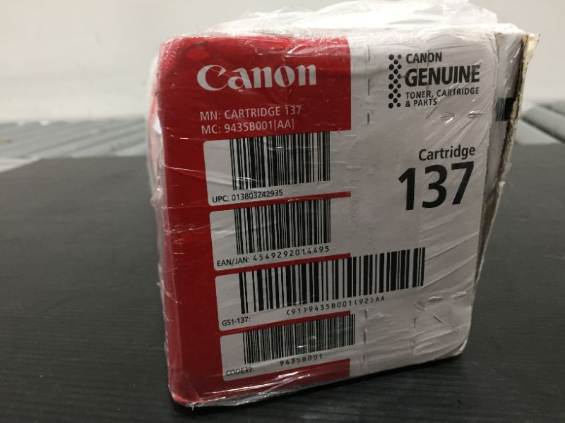 Photo 2 of Canon Genuine Toner Cartridge 137 Black (9435B001)