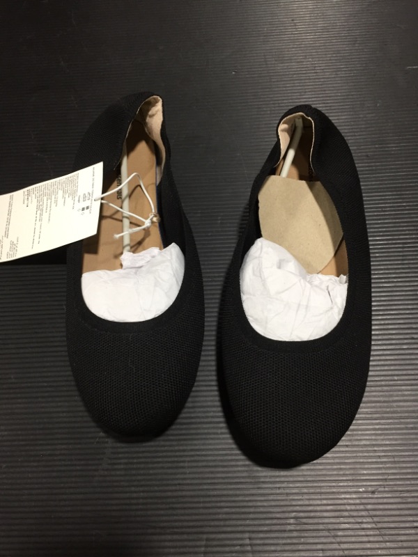 Photo 2 of Amazon Essentials Women's Knit Ballet Flat Size 9W