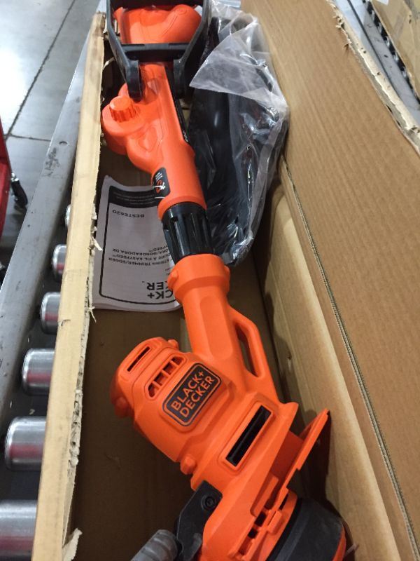 Photo 2 of BLACK+DECKER String Trimmer Electric 14-Inch (BESTE620FF)
