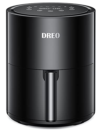 Photo 1 of Air Fryer - 100? to 450?, Dreo 4 Quart Hot Oven Cooker with 50 Recipes, 9 Cooking Functions on Easy Touch Screen, Preheat, Shake Reminder, 9-in-1
