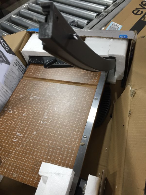 Photo 1 of X-Acto Heavy-Duty Wood Base Guillotine Trimmer 15 Sheets 12" x 15" 26315