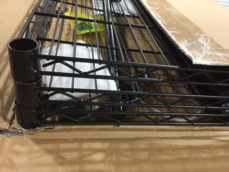 Photo 1 of AmazonBasics 3-Shelf Shelving Storage Unit on 3" Wheel Casters