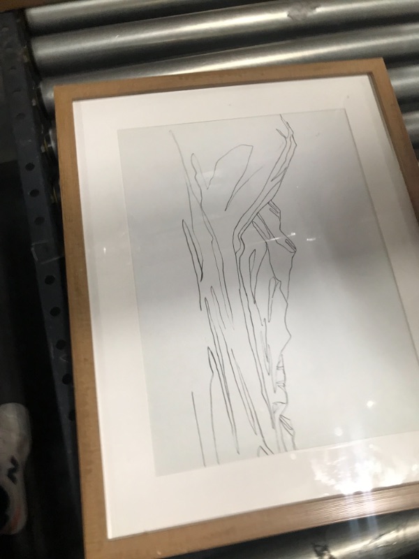 Photo 2 of 16 x 20 Landscape Line Drawing Framed Wall Art - Threshold