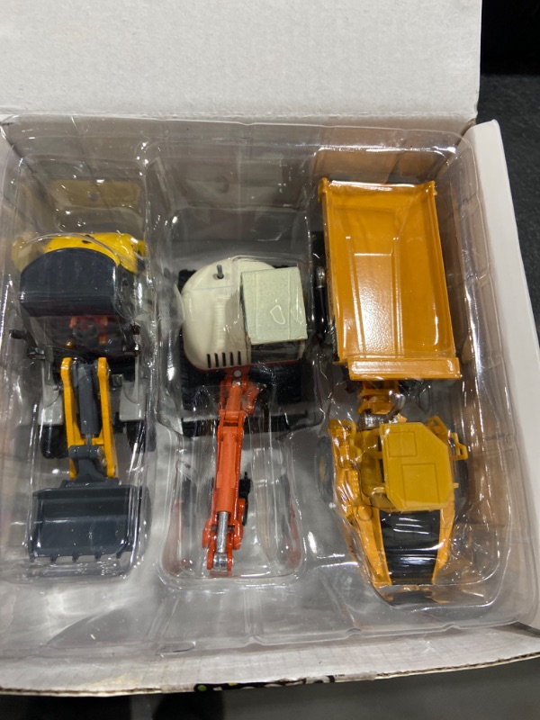 Photo 2 of iPlay iLearn Heavy Duty Construction Site Play Set Collectible Model Vehicles Metal Tractor Toy Dump Truck Excavator Digger Comp