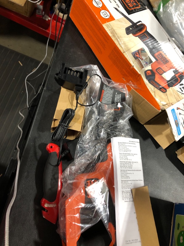 Photo 2 of BLACK+DECKER 20V MAX* Cordless Reciprocating Saw Kit (BDCR20C)