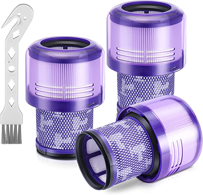 Photo 1 of 3 Pack Filters Replacement for Dyson V11 Cordless Vacuum, Dyson V11 Torque Drive, V11 Animal, V15 Detect, Compare to Part # 970013-02
