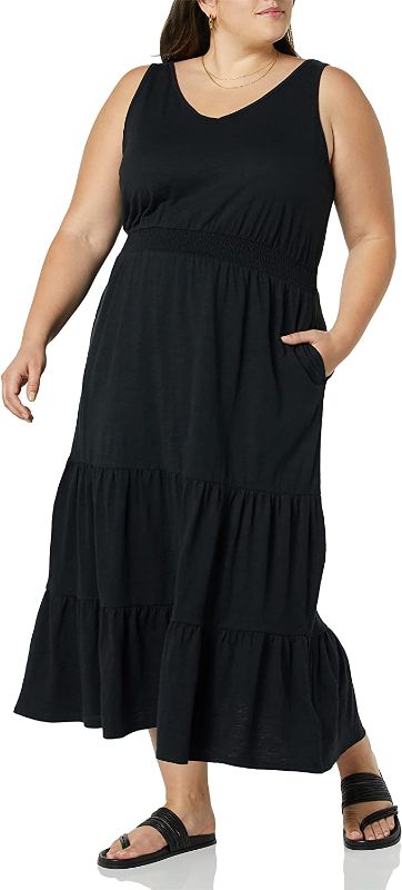 Photo 1 of Amazon Essentials Women's Sleeveless Elastic Waist Summer Maxi Dress
2XL