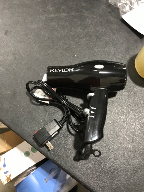 Photo 2 of 1875W Compact and Lightweight Hair Dryer, Black