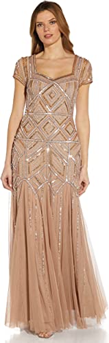 Photo 1 of Adrianna Papell Women's Beaded Sweetheart Godet Gown

SIZE 8 