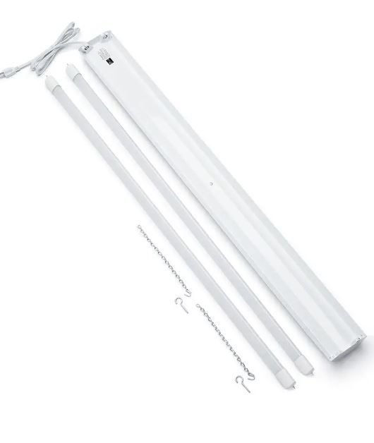 Photo 1 of TOGGLED FH420DE-E416-40310 4 ft, 2-lamp Direct-Wire Shop Light (Includes Two 4000K LED Tubes), 48 inches, White