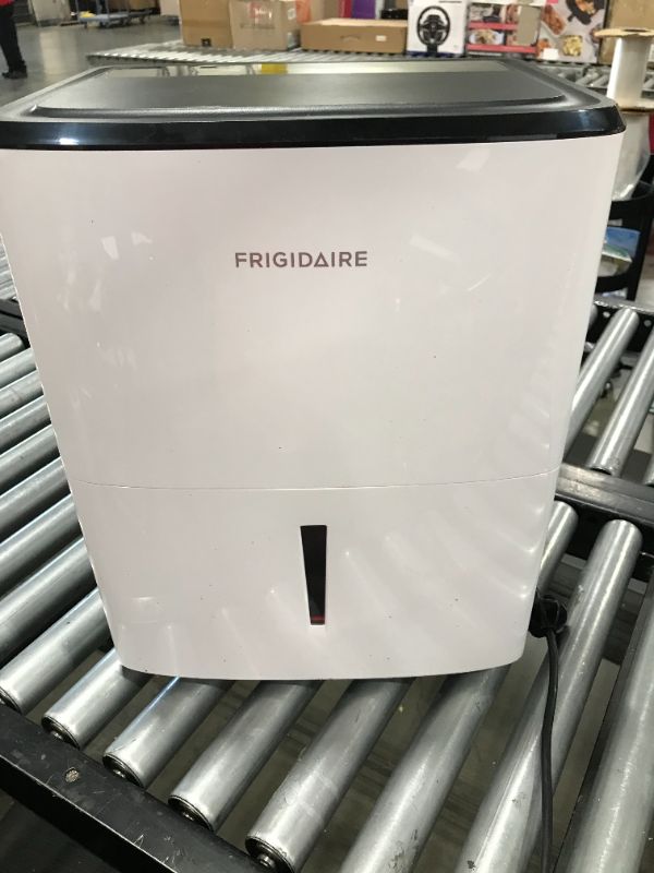 Photo 2 of Frigidaire FFAD2233W1 22 Pint 1 Gallon Low Humidity Portable Home Dehumidifier with Humidity Control and Auto Features, White