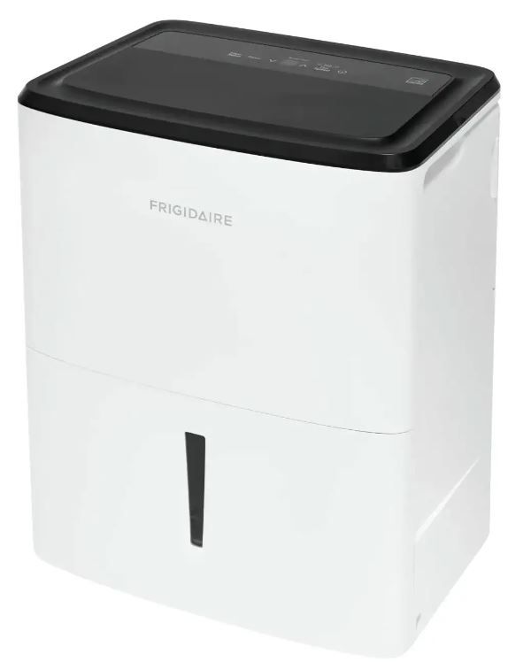 Photo 1 of Frigidaire FFAD2233W1 22 Pint 1 Gallon Low Humidity Portable Home Dehumidifier with Humidity Control and Auto Features, White