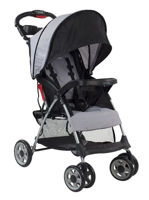 Photo 1 of Kolcraft - Cloud Plus Lightweight Easy Fold Compact Travel Baby Stroller - Slate Grey