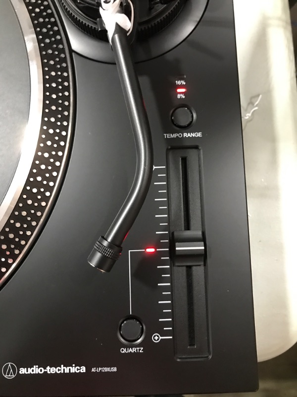 Photo 3 of Audio-Technica AT-LP120XUSB-BK Direct-Drive Turntable (Analog & USB), Fully Manual, Hi-Fi, 3 Speed, Convert Vinyl to Digital, Anti-Skate and Variable Pitch Control Black