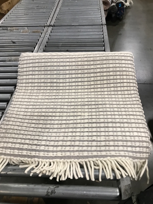 Photo 1 of 2'4" X 7' Textured Stripe Runner / Sour Cream - Hearth & Hand™ with Magnolia
