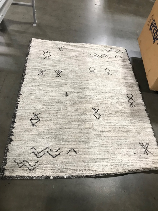 Photo 1 of 5 x 7 White Rug