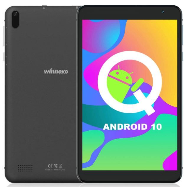 Photo 1 of 7 Inch Tablet Android 10, Winnovo TS7 Tablet PC, 32GB Storage, Quad Core Processor, 1024 x 600 IPS HD Display, 8MP Rear Camera, Dual Camera, GPS, FM, Wi-Fi, Bluetooth, Google GMS Certified