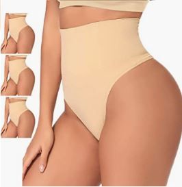 Photo 1 of 3 Packs Thong Shapewear for Women Tummy Control Body Shaper Underwear High Waist Thongs Seamless Slimmer Panty

SZ-M