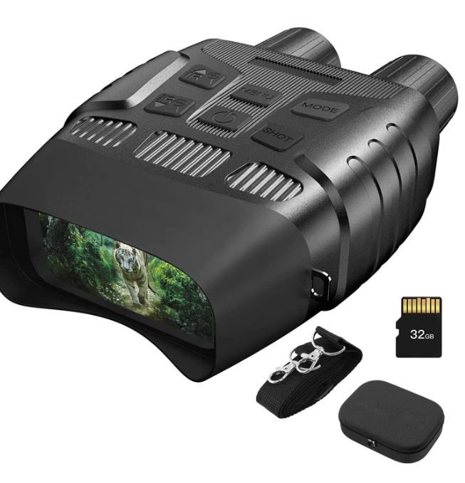 Photo 1 of Night Vision Goggles Night Vision Binoculars for Adults - Digital Infrared Binoculars can Save Photo and Video with 32GB Memory Card