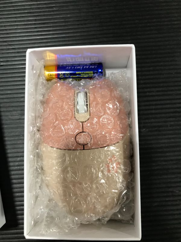 Photo 1 of Cute Cat Wireless Mouse, Silent Mouse, 2.4G Wireless Mice, Candy Colors, Kawaii Mouse for Girls and Kids (Milk Tea)