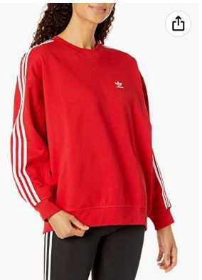 Photo 1 of adidas Originals,womens,OS Sweatshirt,Scarlet,Large