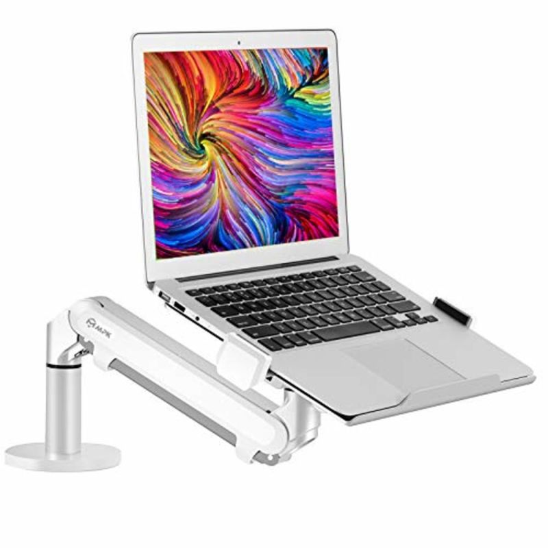 Photo 1 of Height Adjustable Single Gas Spring Laptop Arm Mount Support 12-17.3 inch Laptop/Notebook
