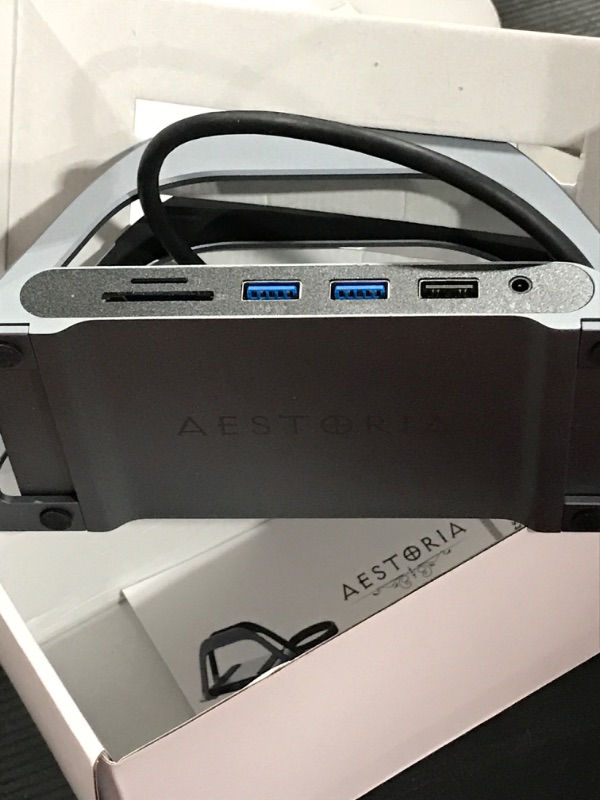 Photo 2 of Aestoria Laptop Docking Station - Universal Windows Mac Notebook USB C Dock D...
