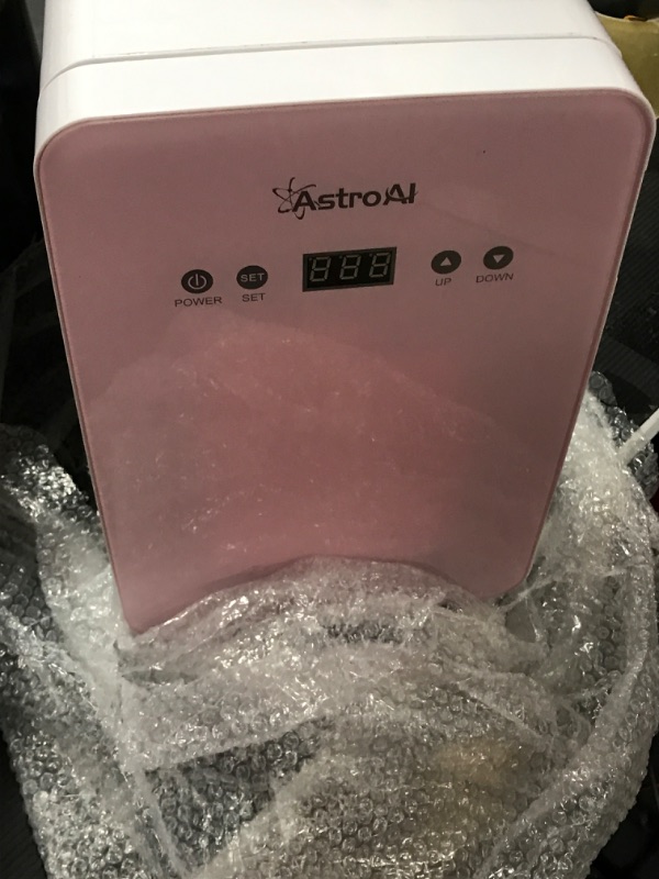 Photo 1 of AstroAI Mini Fridge 6 Liter/8 Can Skincare Fridge for Bedroom - Upgraded Temperature Control Panel - AC/12V DC Thermoelectric Portable Cooler and Warmer for Skin Care