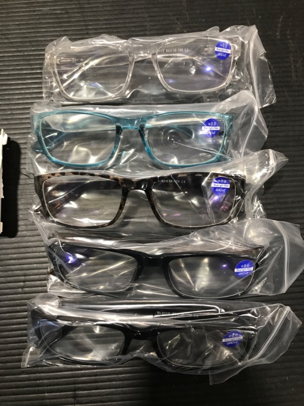 Photo 2 of GAOYE 5-Pack Reading Glasses Blue Light Blocking with Spring Hinge