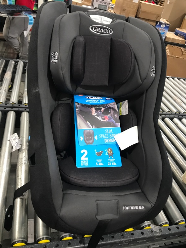 Photo 2 of Graco Contender Slim Convertible Car Seat, West Point
