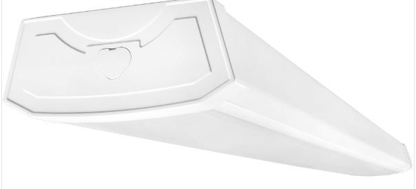 Photo 1 of 3500 Lumens - 40 Watt - 4000 Kelvin - 4 ft. x 5 in. LED Wraparound Fixture
