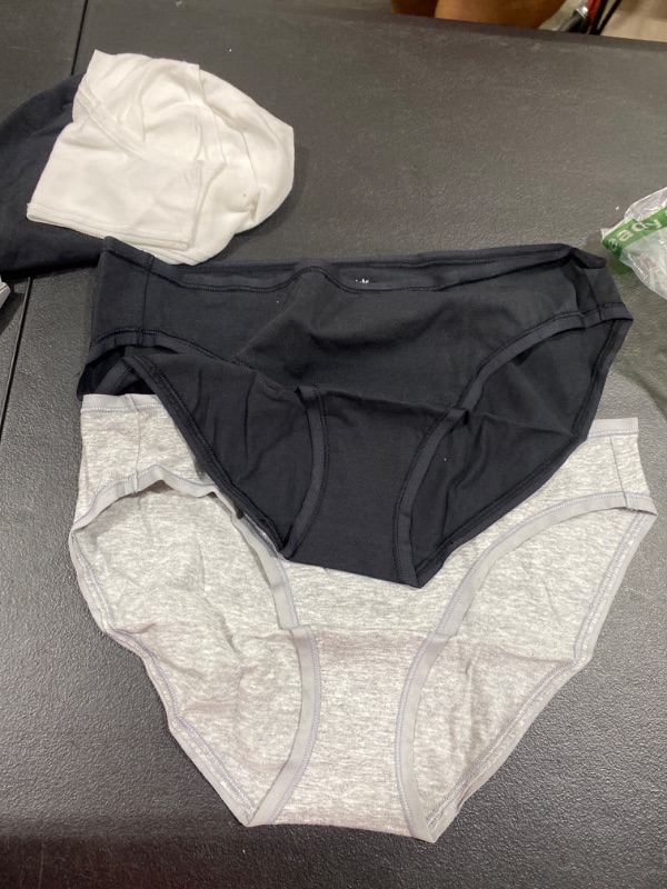 Photo 2 of  SIZE MEDIUM Amazon Essentials Women's Cotton Bikini Brief Underwear, Multipacks (Available in Plus Size)
