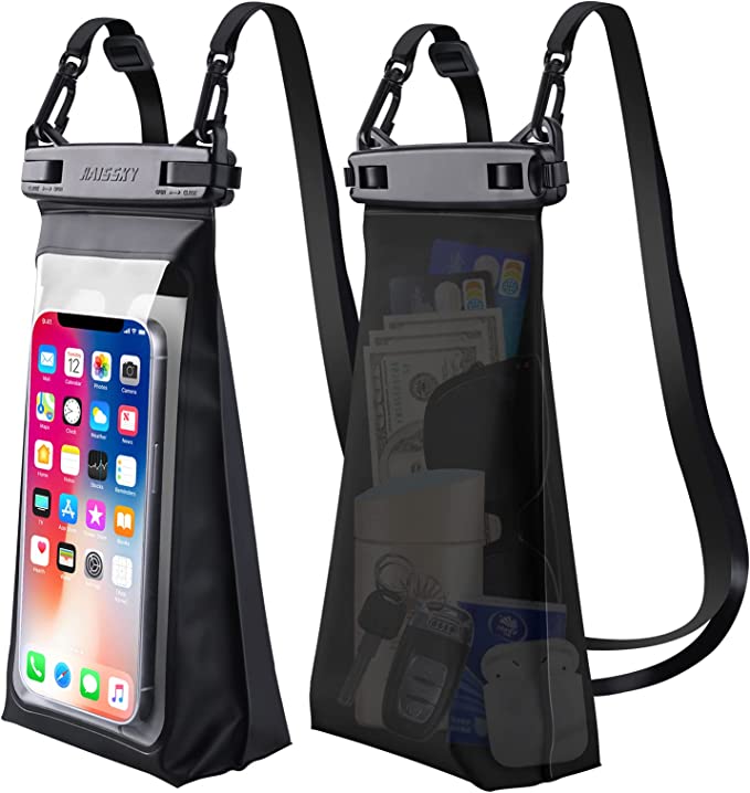 Photo 1 of Large Capacity Waterproof Phone Pouch Floating, Waterproof Bag Case For iPhone 13 12 11 Pro Max X XR 8 Plus Samsung S22 S21 Up to 6.9'', Sunscreen Glasses Storage Dry Bag for Boating Swimming Kayaking
