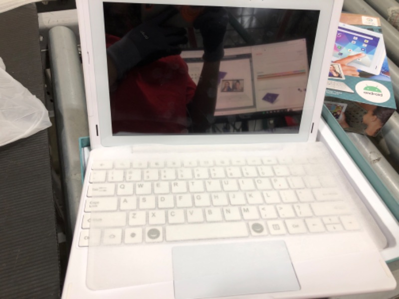 Photo 3 of Tanoshi Scholar Kids Computer a Kids Laptop for Ages 6-12, 10.1" HD Touchscreen Display (Purple) **works needs charge**

