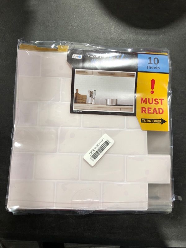 Photo 2 of Art3d 10-Sheets Peel and Stick Tile Backsplash - 12"x12" Premium Kitchen Backsplash Peel and Stick Tile