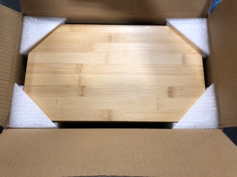 Photo 1 of Bamboo Desk Organizer - Mini Bamboo Desk Drawer Tabletop Storage Organization Box for Office Home Toiletries Supplies (2 Drawer)