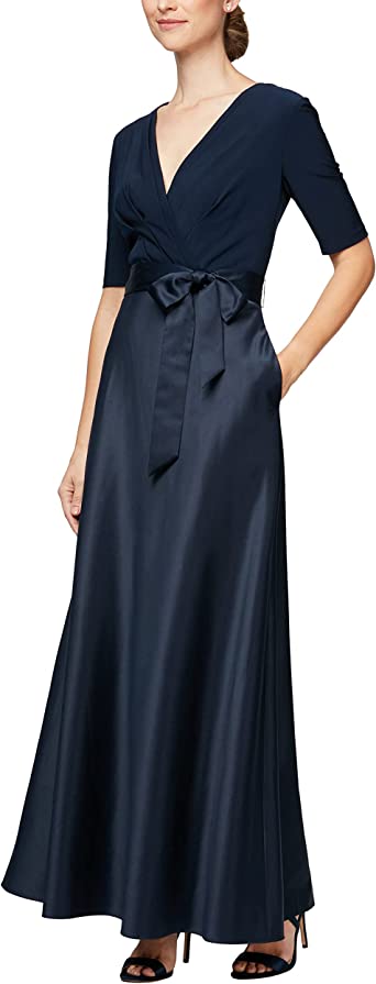 Photo 1 of Alex Evenings Women's Satin Ballgown Dress with Pockets
size 14