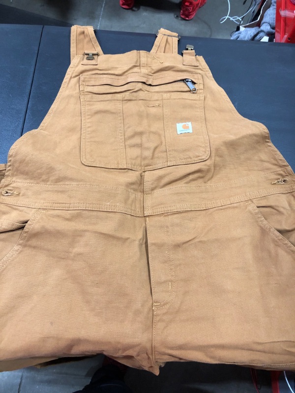 Photo 2 of Carhartt Men's Relaxed Fit Duck Bib Overall (Big & Tall)
SIZE LARGE 