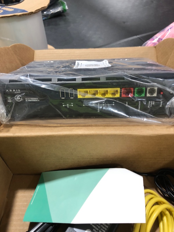 Photo 2 of ARRISAT&T Arris BGW210-700 802.11bgnac 400mW Bonded VDSL2 Wireless Voice Gateway 4 x Gigabit Ports (ONT REQUIRED) (Renewed),Black