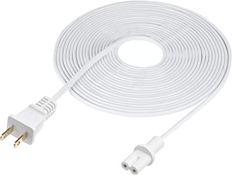 Photo 1 of Vebner Extra Long Power Cord Compatible with Sonos Five, Sonos Play 5 Speakers and Compatible with Sonos Beam, Sonos Arc and Sonos Amp Speakers (White, 20-Foot) 1pack