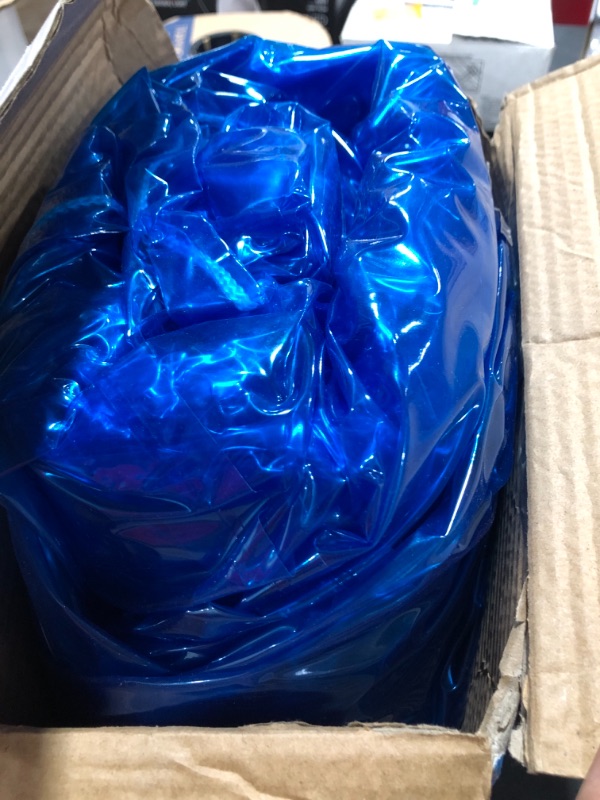 Photo 1 of 636643 Summer Waves 10'-15' Adjustable Round Solar Above Ground Pool Cover Keeps Out Leaves Debris Dirt Insects Quick Set
