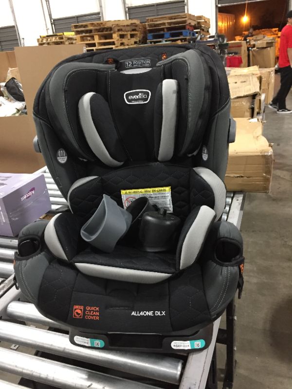 Photo 2 of Evenflo All4One DLX 4-In-1 Convertible Car Seat (Kingsley Black)
